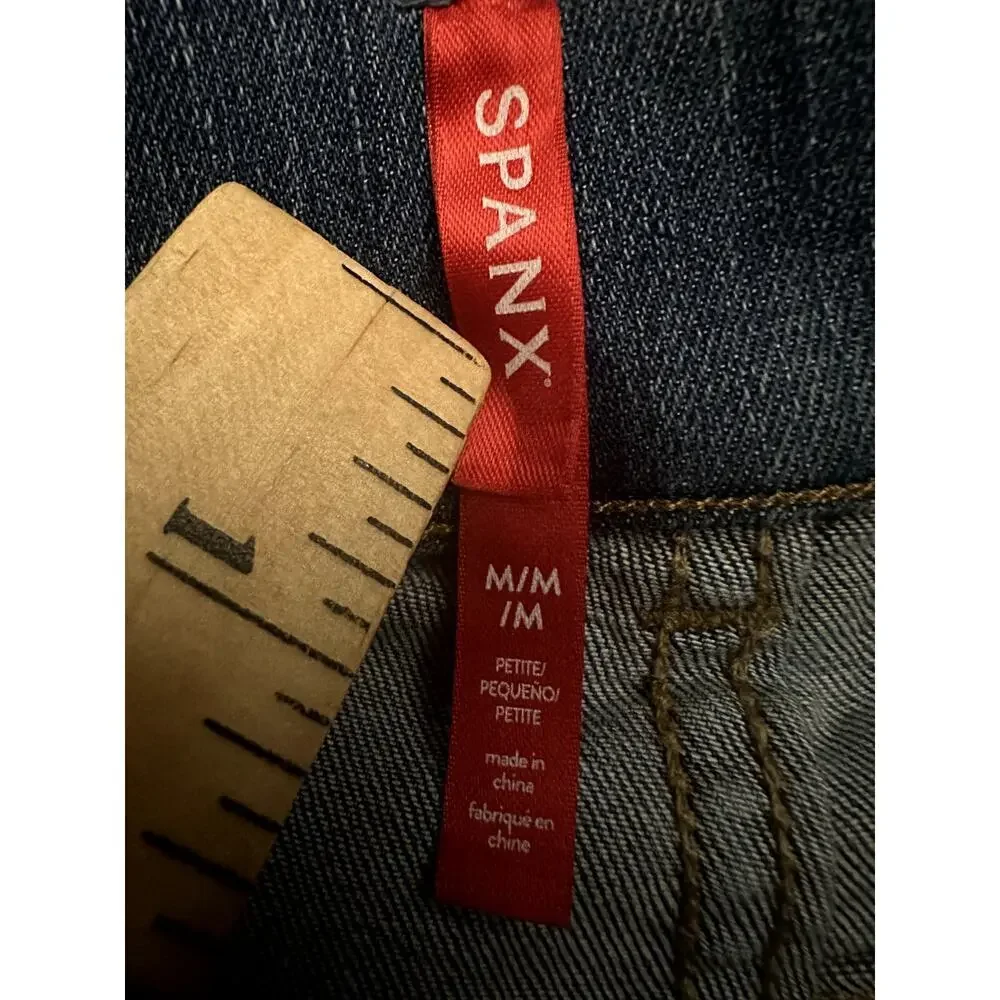 SPANX shape EveryWear Straight Leg Jeans Women's Shaping Stretch Everyday M - Picture 5 of 8